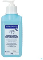 Hartmann Sterillium Gel Pure 475 ml Met Pomp Handdesinfectie 85% Ethanol Voor Gevoelige Huid