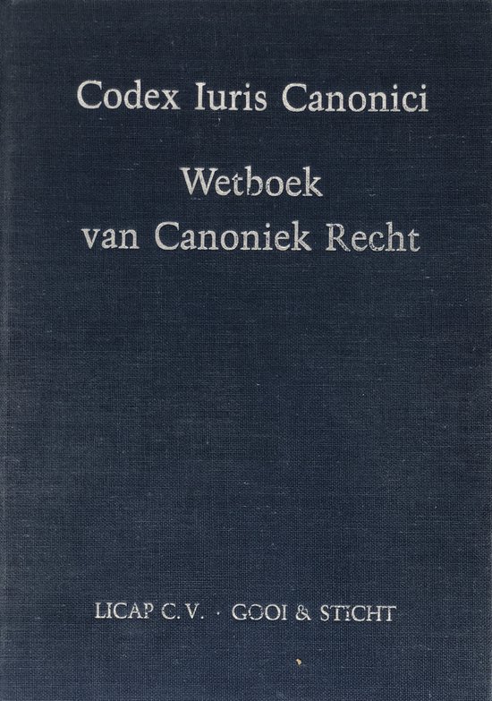 Wetboek van Canoniek Recht / Codex Iuris Canonici (Latijns-Nederlandse uitgave)