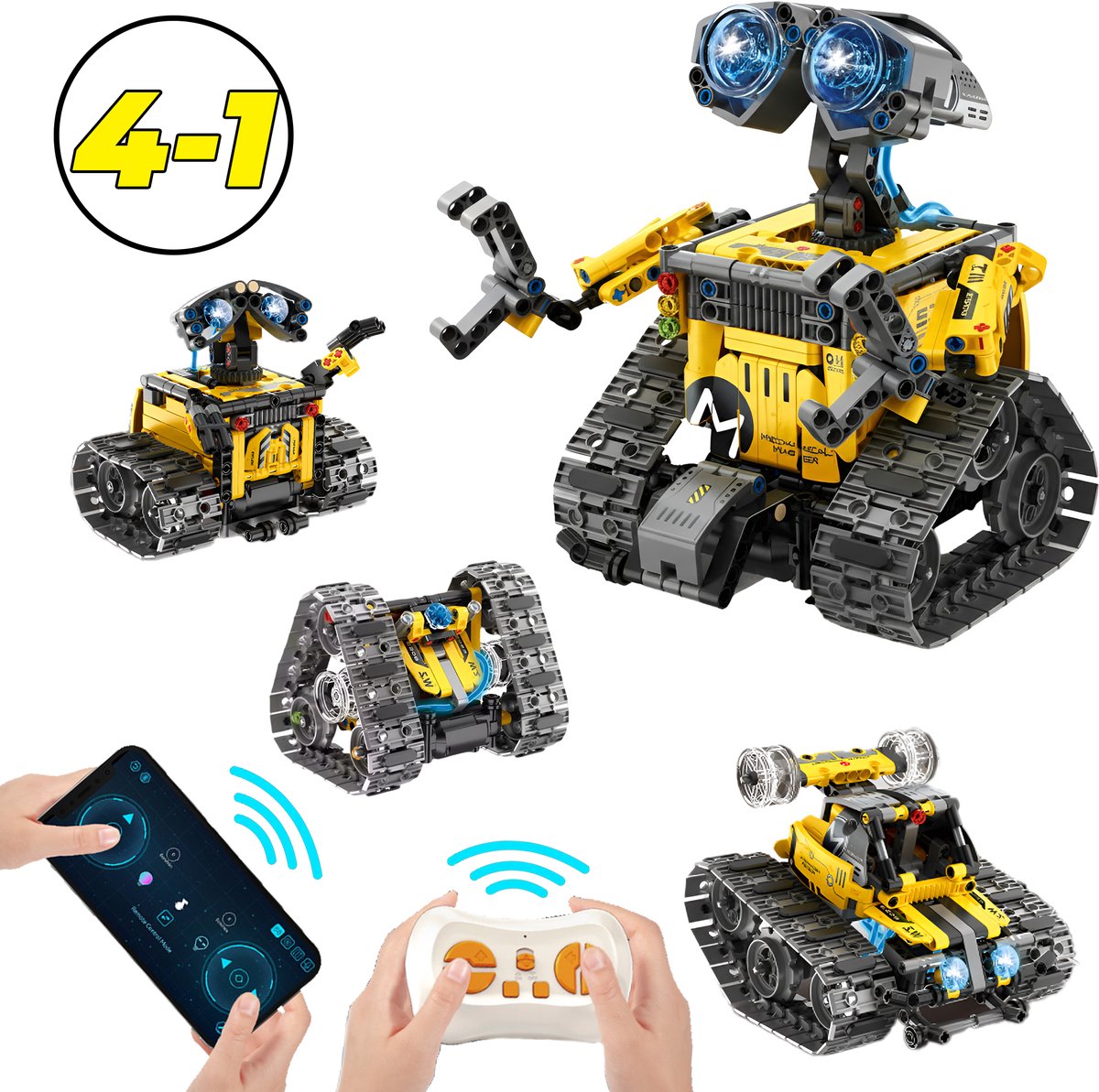 Qualitá ® Robot Bouwpakket 4 in 1