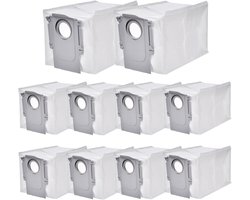 10 Stuks Stofzuigerzakken geschikt voor Roborock Q Revo/Qrevo S/Qrevo Pro/Qrevo Master/Qrevo Plus/Qrevo Curv/S8 MaxV Ultra/Saros 10R/QV 35S/35A/QR 598/798 Stofzuiger - Stofzuigerzak - Stofzuigerzakken - 3 L Grote Capaciteit Wegwerpzakken Vervanging