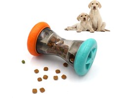 Puzzelspeelgoed met snoepjesdispenser - Interactief hondenpuzzelspeelgoed - Puzzelspeelgoed om je hond bezig te houden - Slowfoodvoeder - Het perfecte alternatief voor een slowfoodvoerbak - Helpt de spijsvertering van je huisdier te verbeteren.