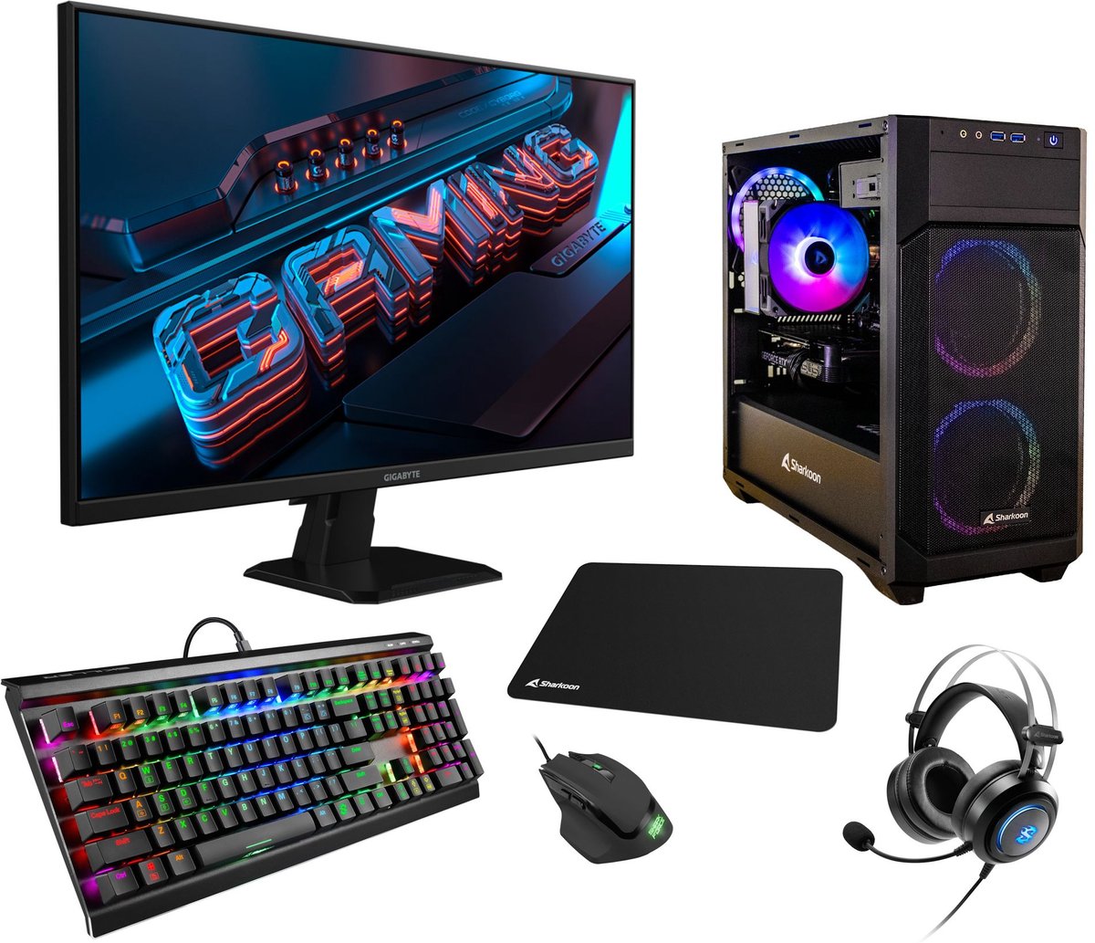 ALTERNATE Thunderstorm Starter Ryzen 5 – RTX 4060 Ready-To-Play voordeelbundel gaming pc