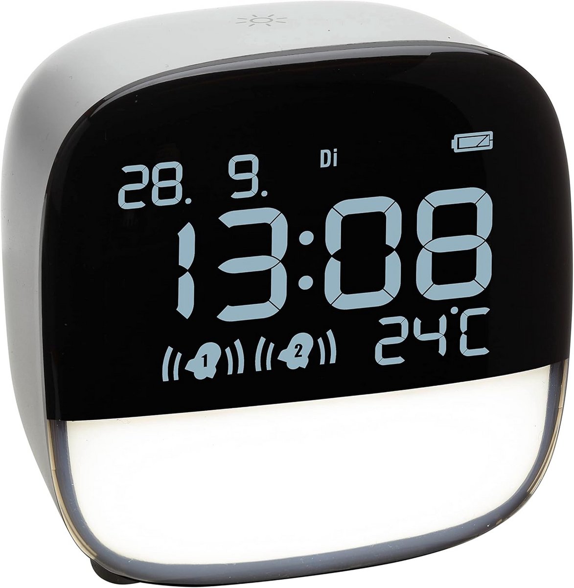 Digitale Wekker met Nachtlampje, Snooze en Temperatuurweergave