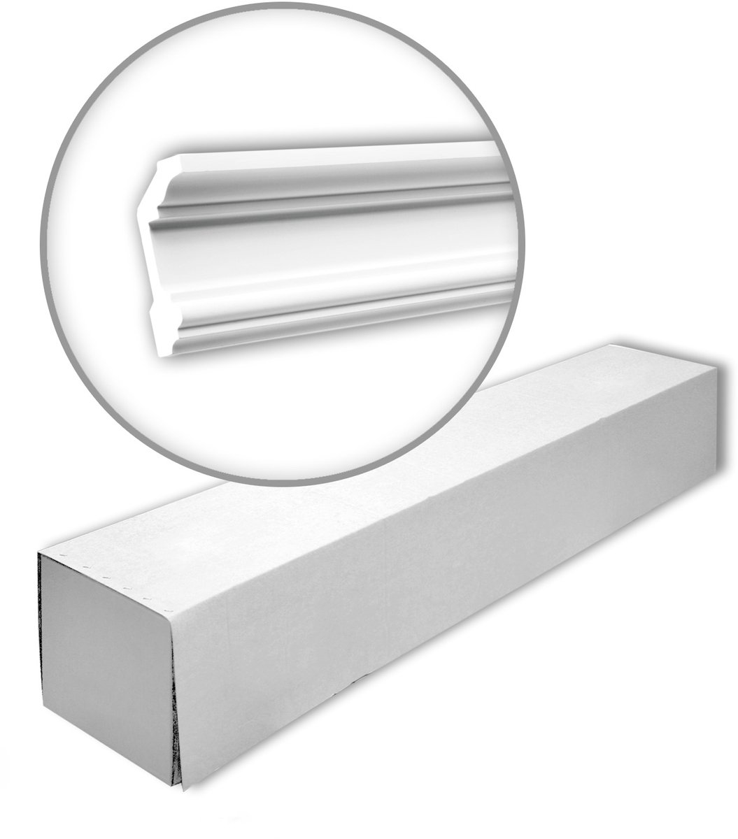 Profhome 150121 1 doos 12 stukken Kroonlijst 24 m
