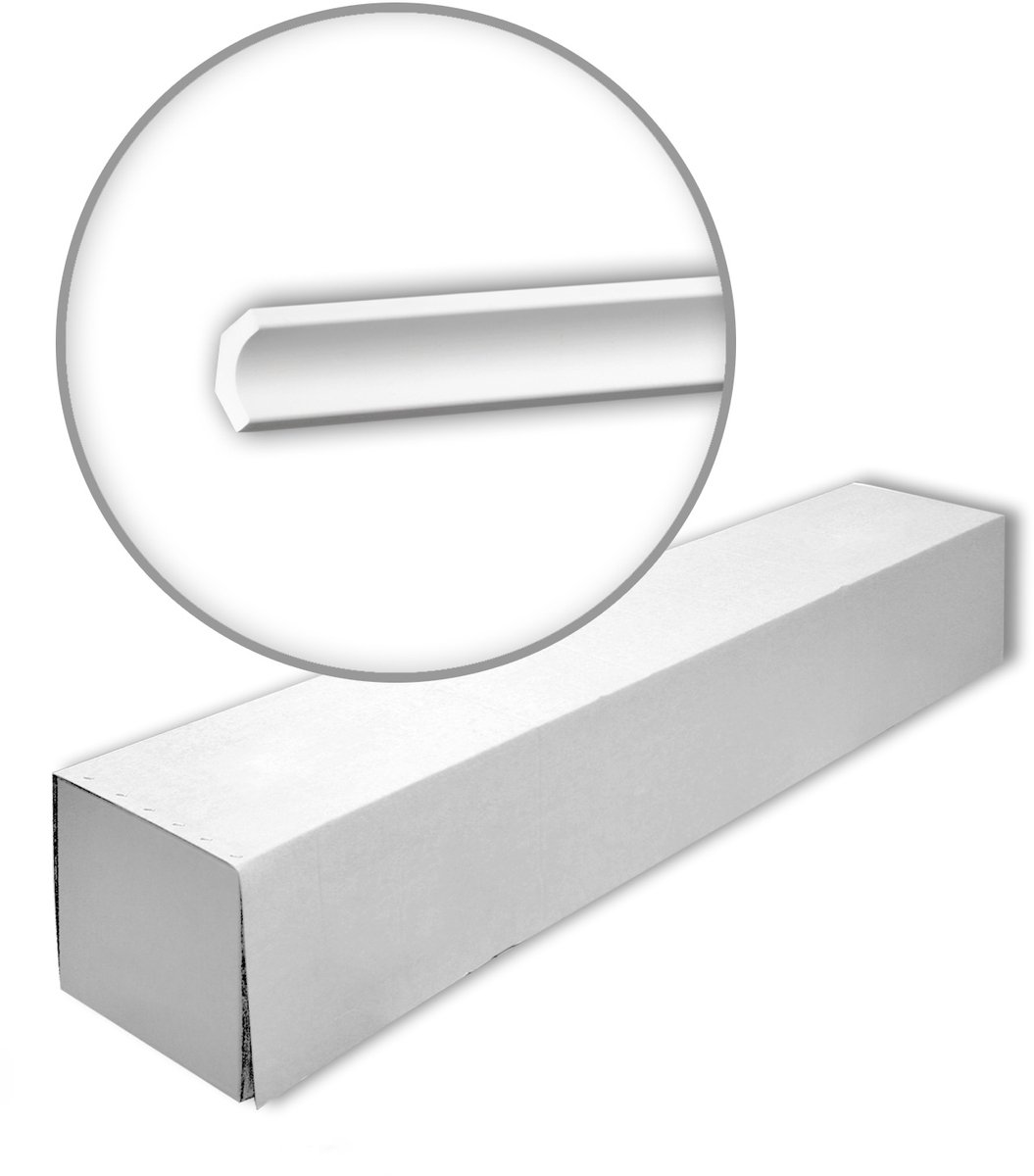 Profhome 150154 1 doos 24 stukken Kroonlijst 48 m