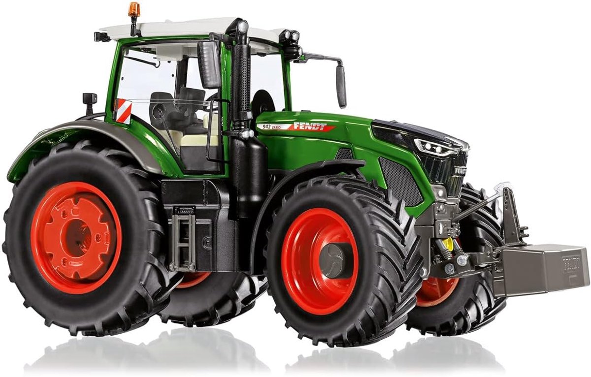 WIKING 077865 Fendt 942 Vario, model-tractor, 1:32, metaal/kunststof, vanaf 14 jaar, veel functies, afneembaar frontgewicht, verwisselbare wielen, beweegbare bovenste en onderste schakel