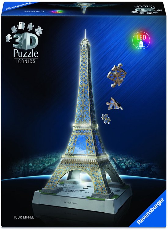 Ravensburger Iconics 3D-puzzel van de Eiffeltoren