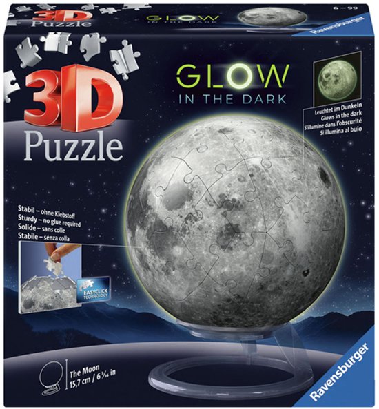 Ravensburger The Moon bolvormige puzzel