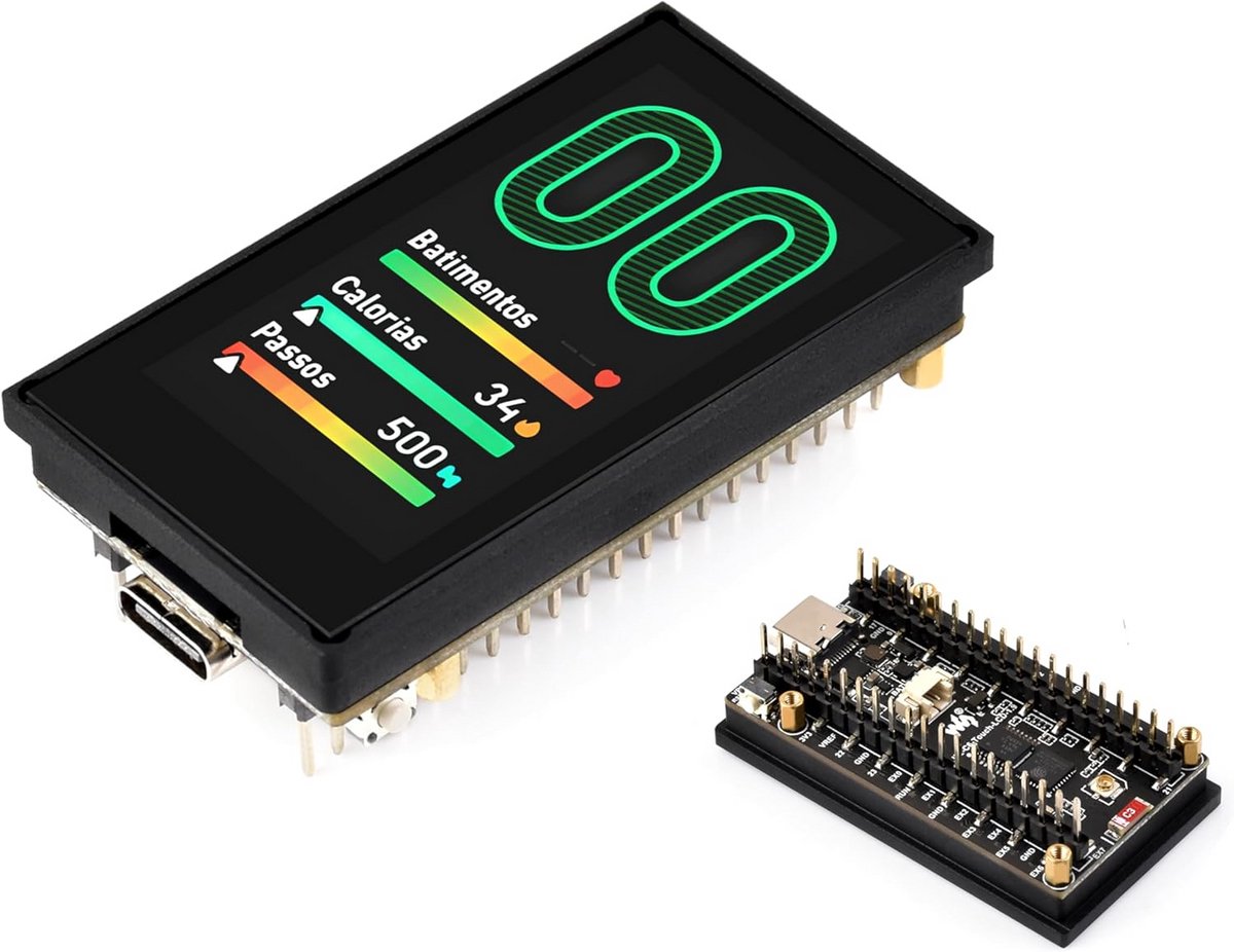 Ontwikkelbord met 1,9 inch Touch LCD en WiFi 6 Bluetooth