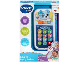 Vtech – Baby Bel en Leer Puppytelefoon – Interactief Speelgoed