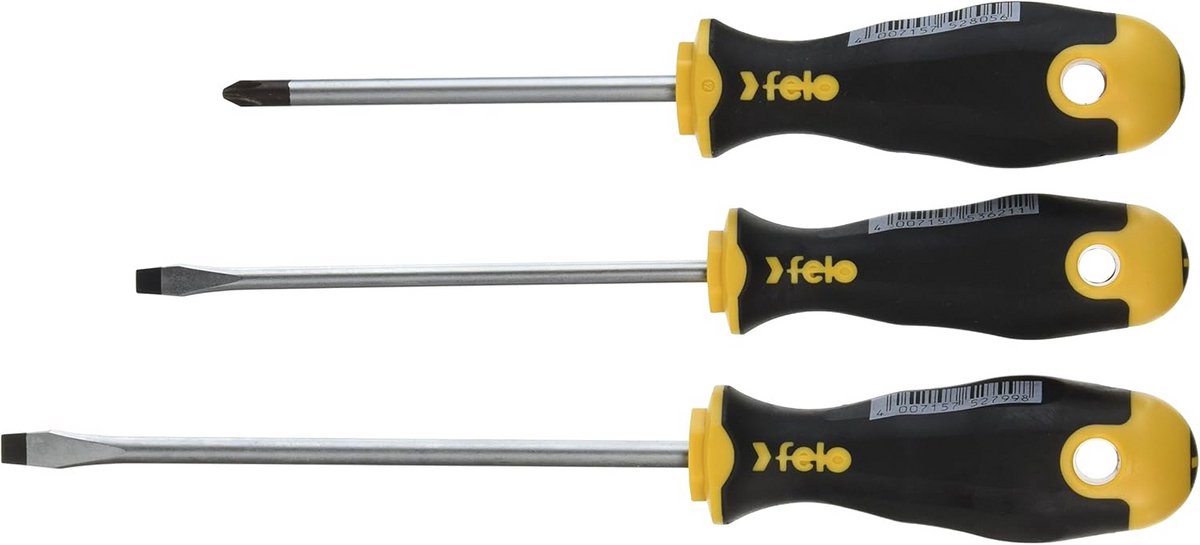 Set van 3 Ergonomische Schroevendraaiers