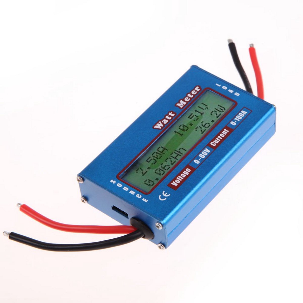 DC Spannings- en Stroommeter voor Elektrische Systemen 100A 60V