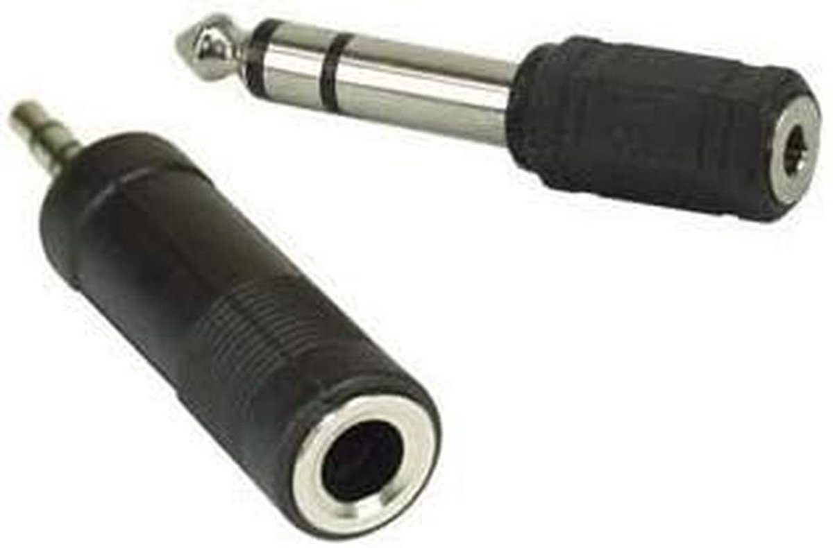 Set Audio Adapter Koppeling en Stekker 6.5mm naar 3.5mm
