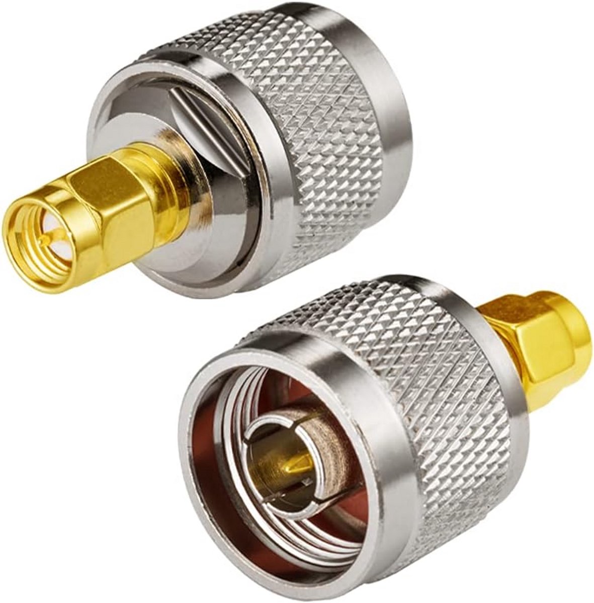 SMA Mannelijke naar N-Type Mannelijke Adapter voor Wifi Antenne en Router (2 Stuks)