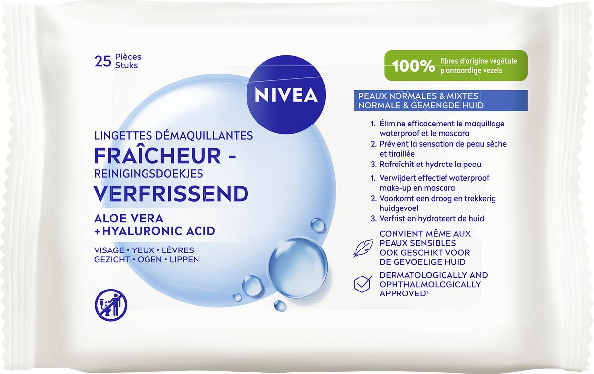 Beiersdorf AG NIVEA 3-in1 Verfrissende Reinigingsdoekjes thumbnail 2