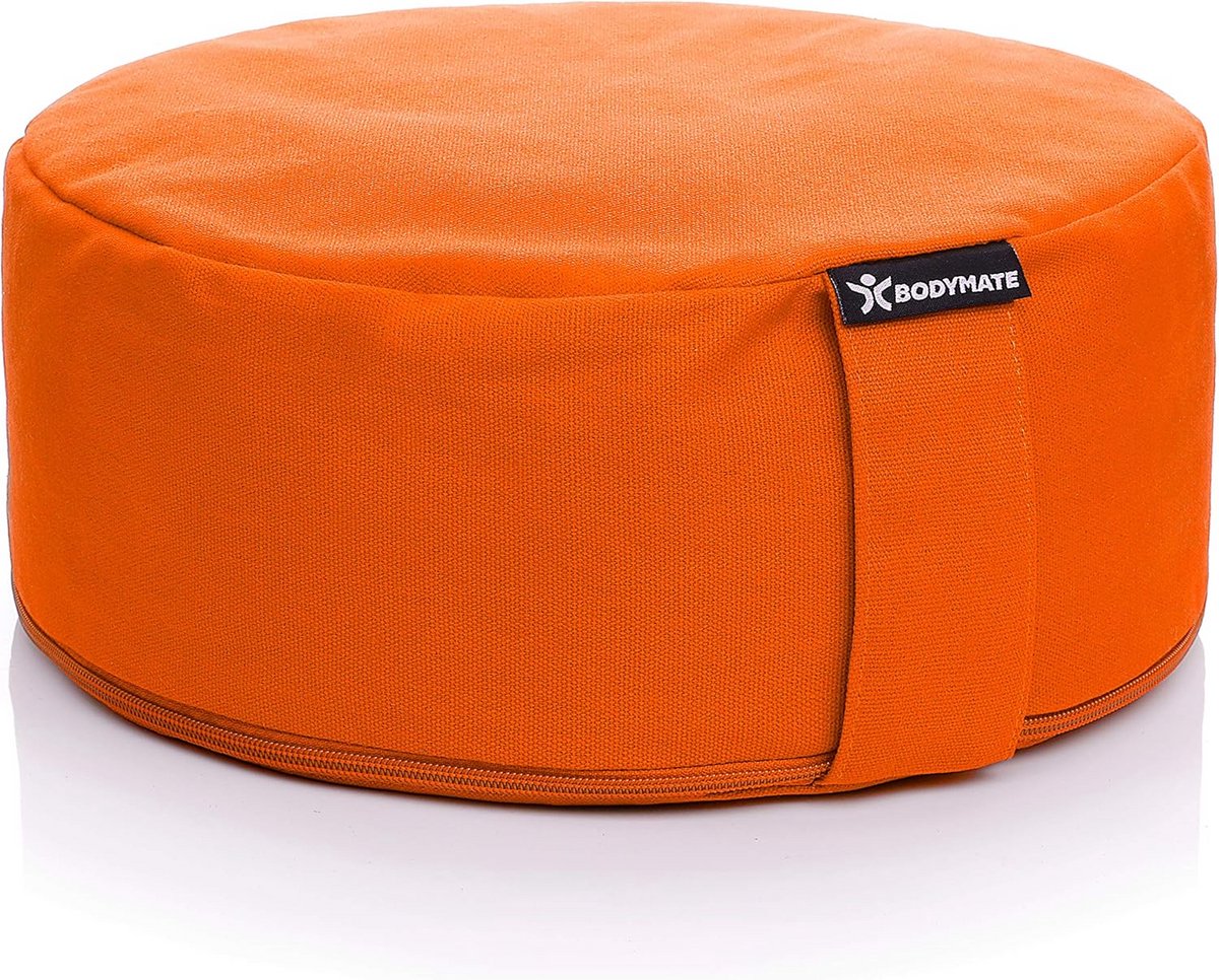 Rond Yogakussen met Natuurlijke Boekweitvulling voor Meditatie en Zitten