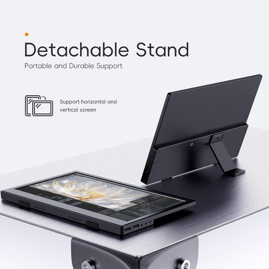 Draagbare Externe Monitor 11,6 Inch HDMI USB-C IPS Scherm met Ingebouwde Speakers — afbeelding 2