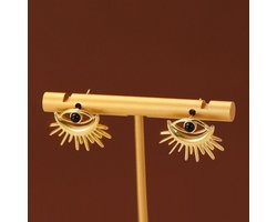 Oorbellen Si Amor Sieraden EP0141-G-B Roestvrij Staal Kleur Goud