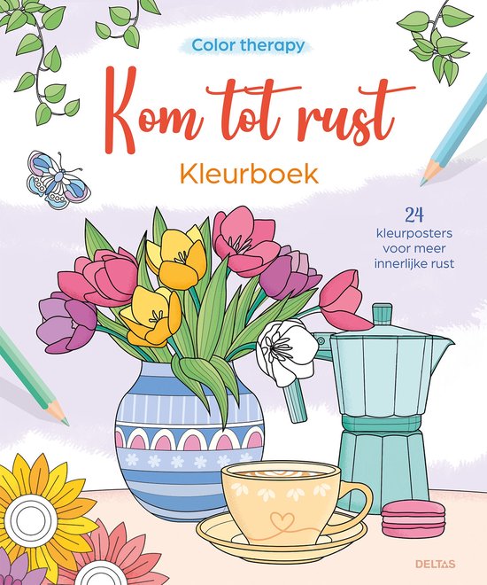 Color therapy Kom tot rust Kleurboek - cover