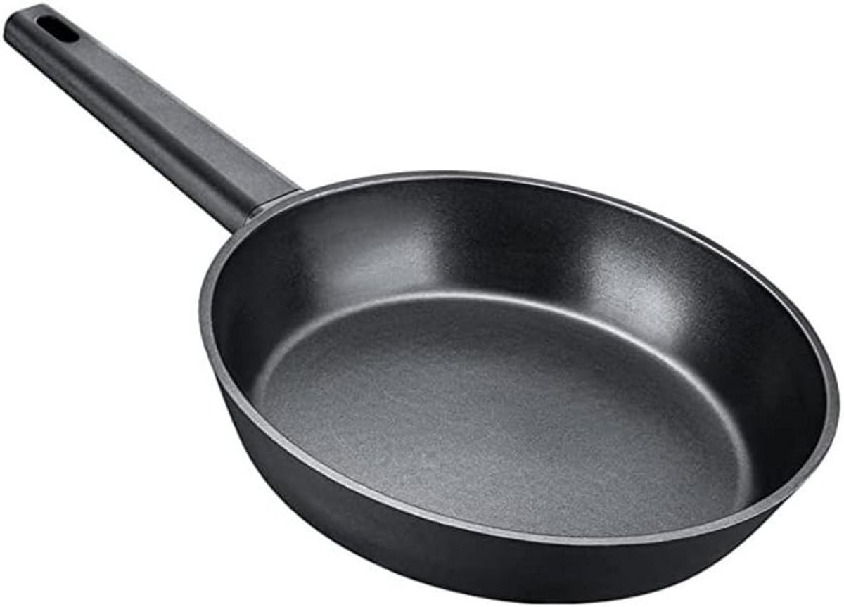 Gegoten Aluminium Koekenpan 24cm - Geschikt voor Alle Warmtebronnen inclusief Inductie