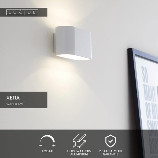 Lucide XERA - Applique murale - 1xG9 - Blanc