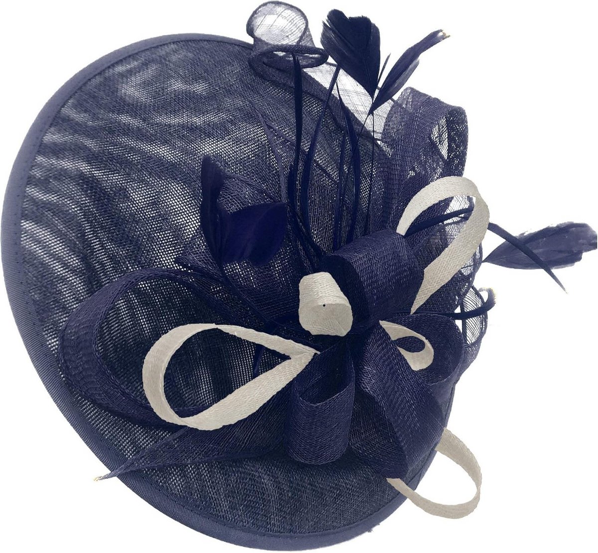 Elegante Fascinator Hoed Schotel voor Dames Ceremonie en Bruiloft Hoofddeksel