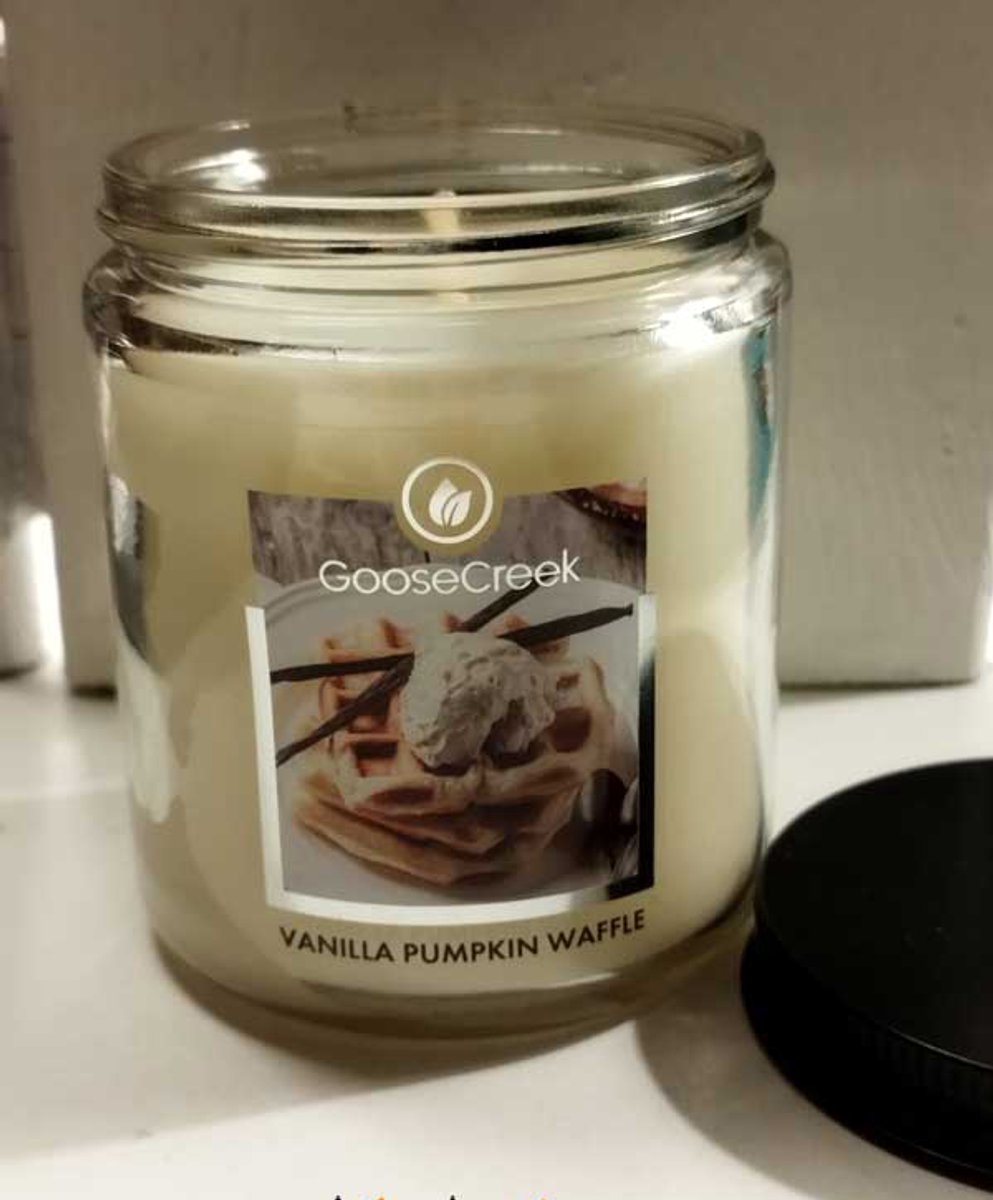 goose creek geurkaars vanilla pumpkin waffle