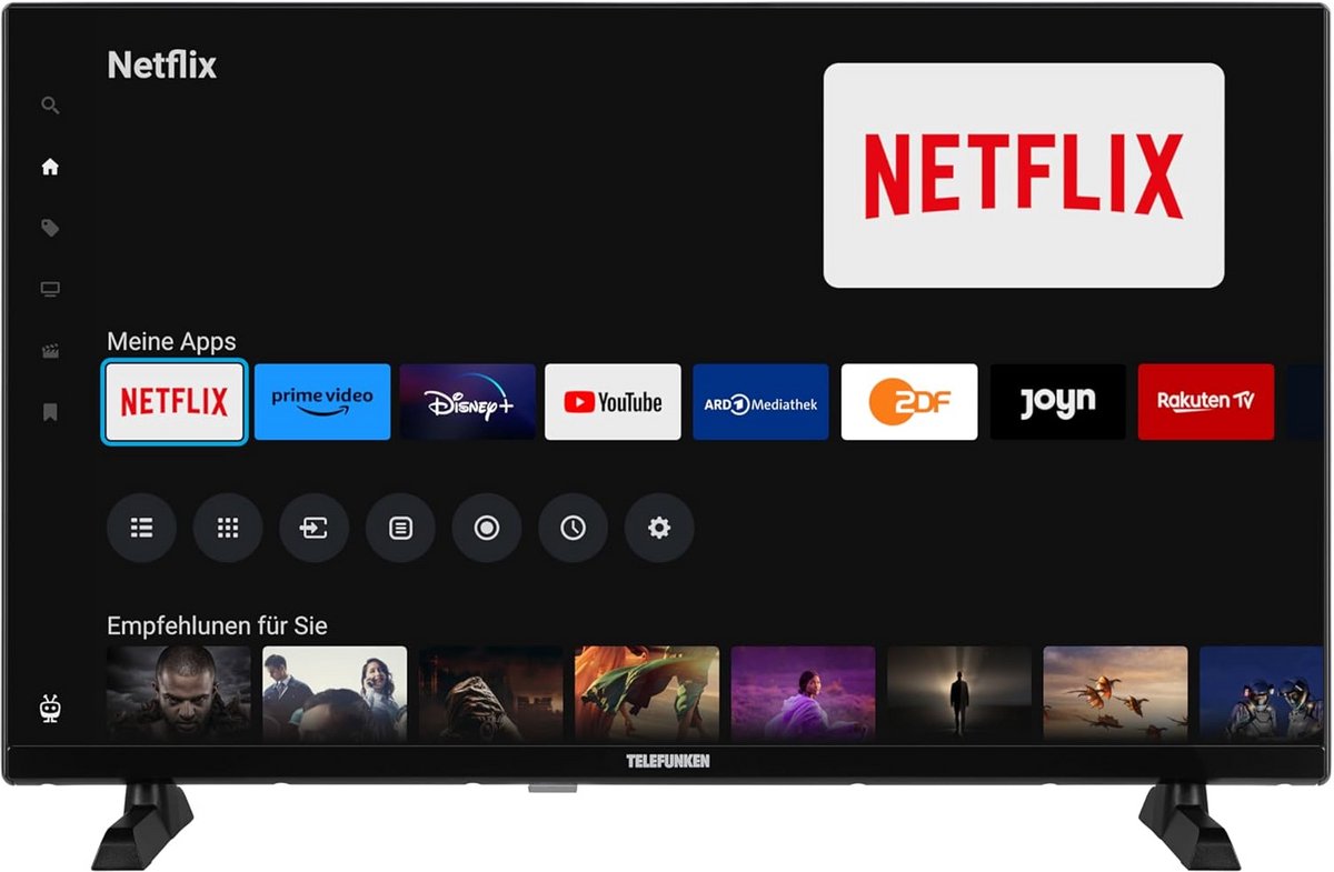 32 inch Smart TV met Triple Tuner en WXGA Resolutie