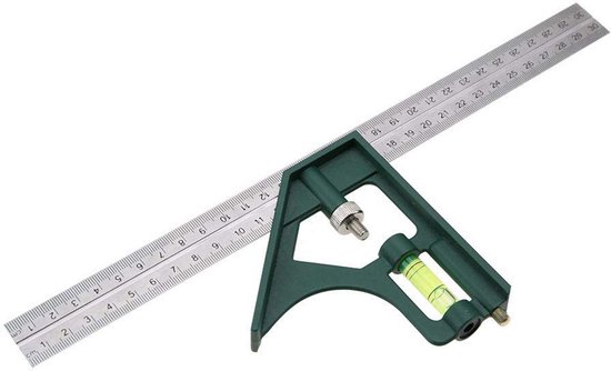 YFaith Magnetische Paalwaterpas – 270° Verstelbaar, Met Mini-waterpas, Rood – Voor Bouw & Timmerwerk