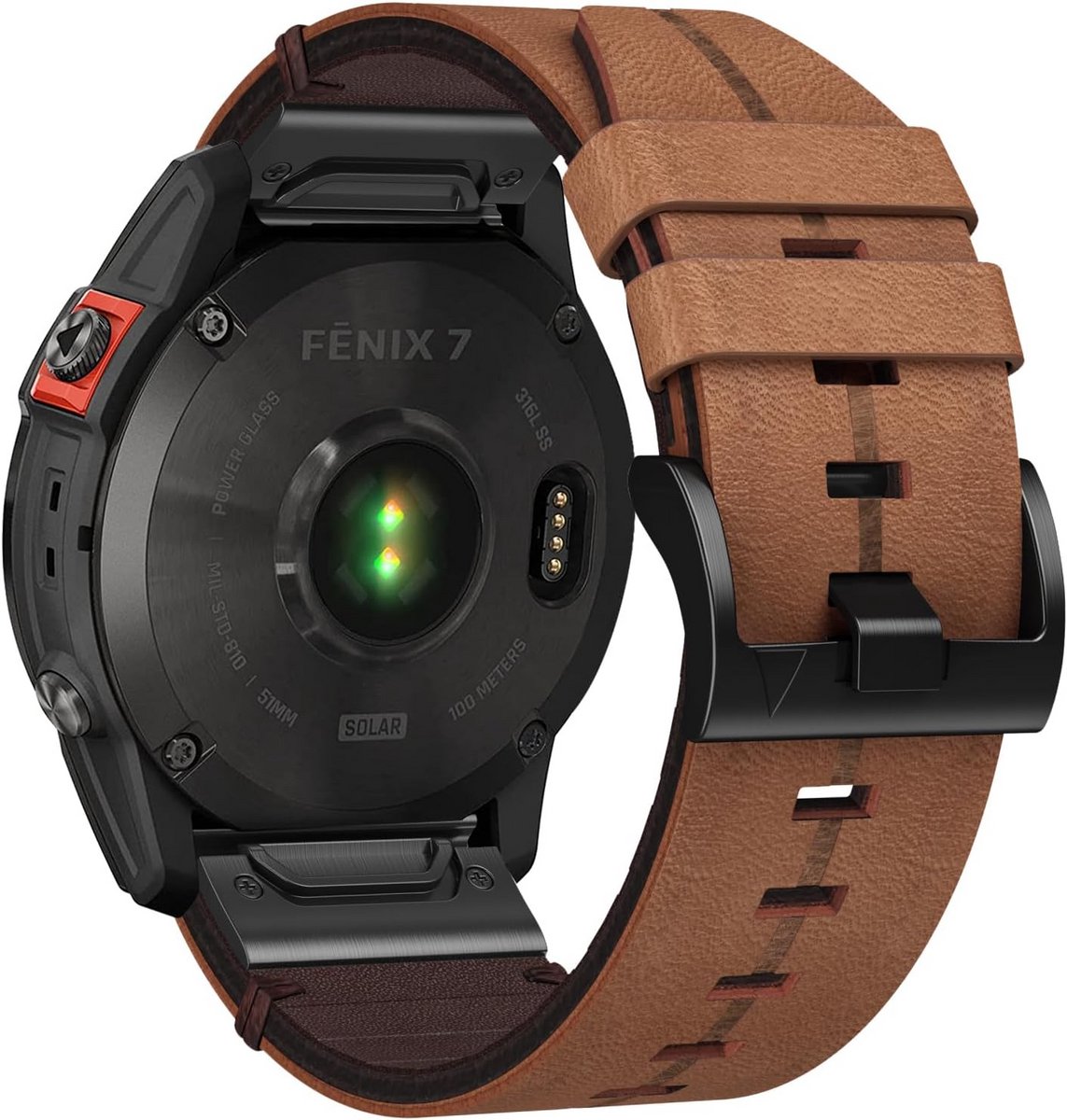 Leren Horlogeband 22 mm Vervangende Band voor Diverse Sporthorloges