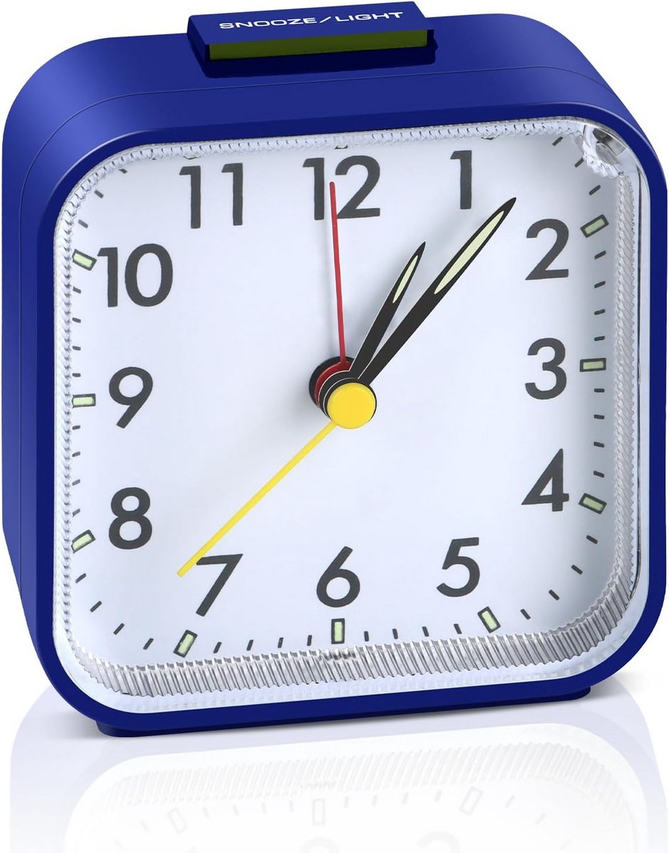Stil Analoog Wekker met Snooze en Nachtlampje
