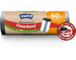 Swirl Vuilniszakken met Fixeerband 60 liter 10 stuks