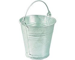 Verzinkte emmer, 12 L