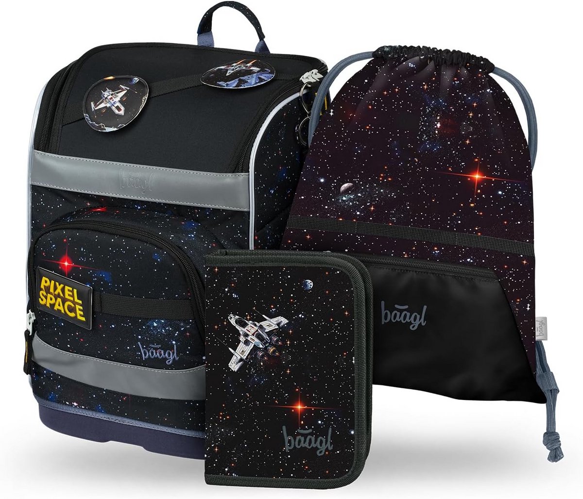 Ergonomische Schooltas Set Voor Basisschool - 3 Delig: Rugzak, Gymtas en Etui