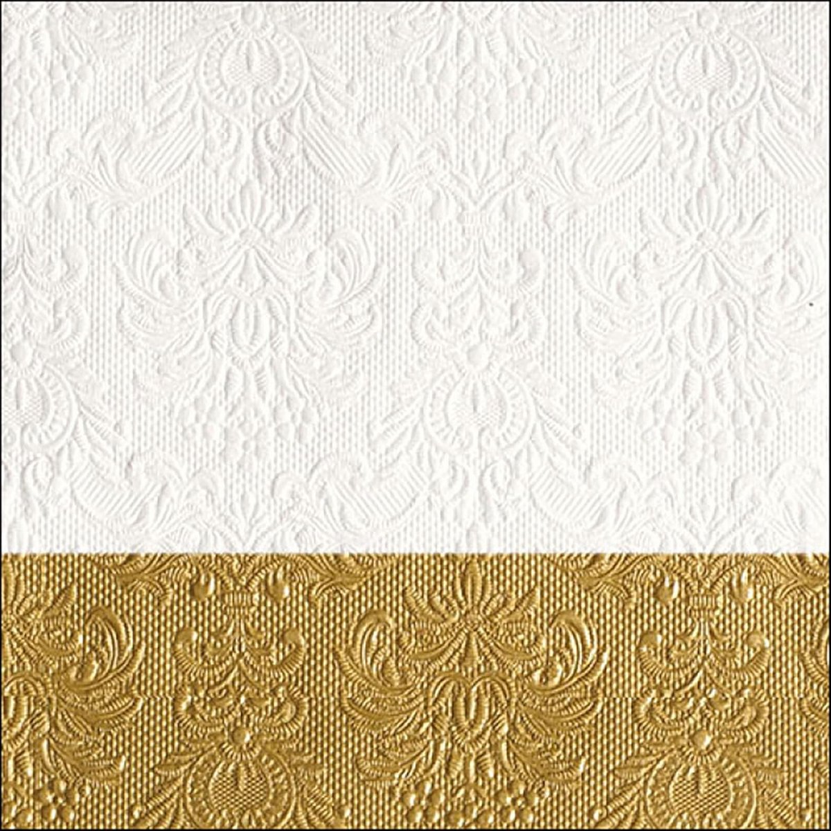 Elegante Gouden Servetten - 15 Stuks, 33x33 cm