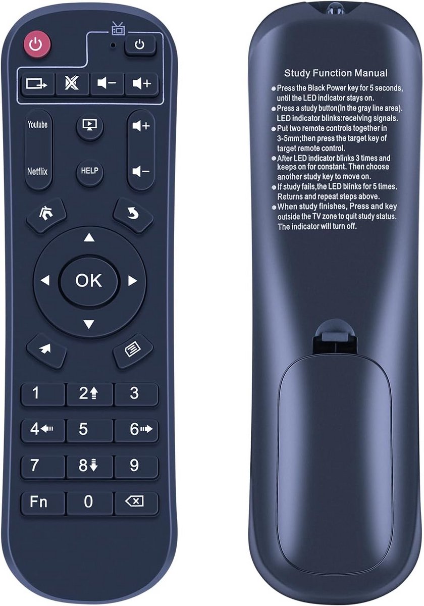 Universele Vervangende Afstandsbediening voor Android TV Box en Smart TV
