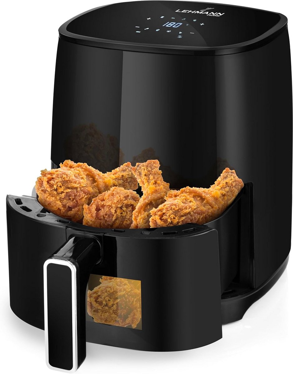 Heteluchtfriteuse 3.5L met 8 Programma's | Frituren Zonder Vet