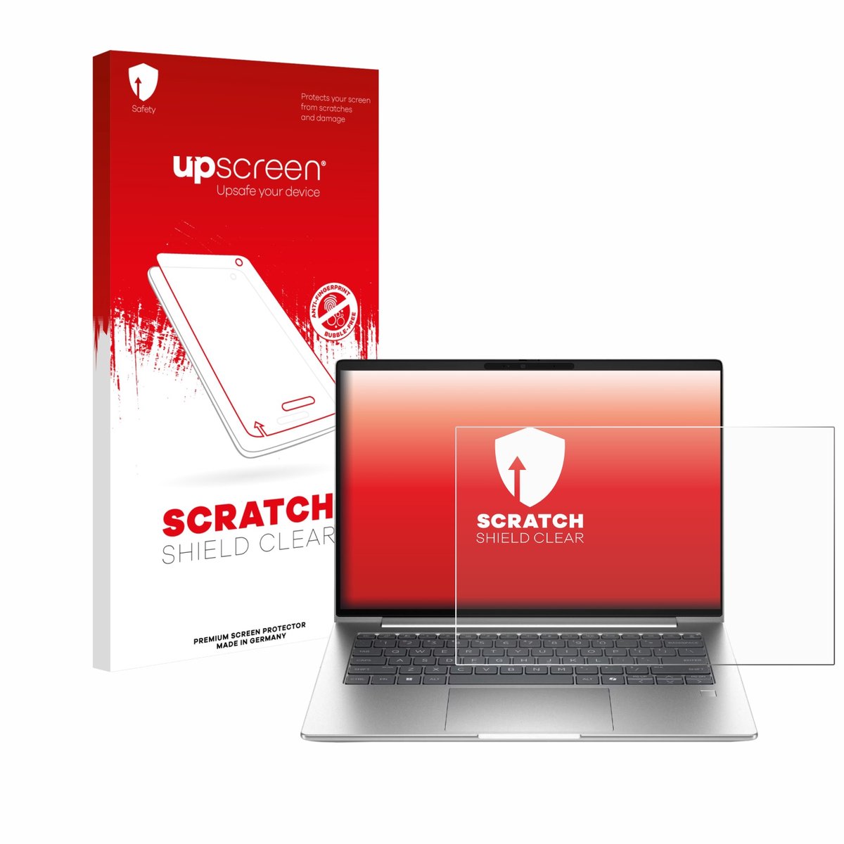 upscreen - Screenprotector voor HP ProBook 4 G1i 16" - Folie Beschermfolie transparant