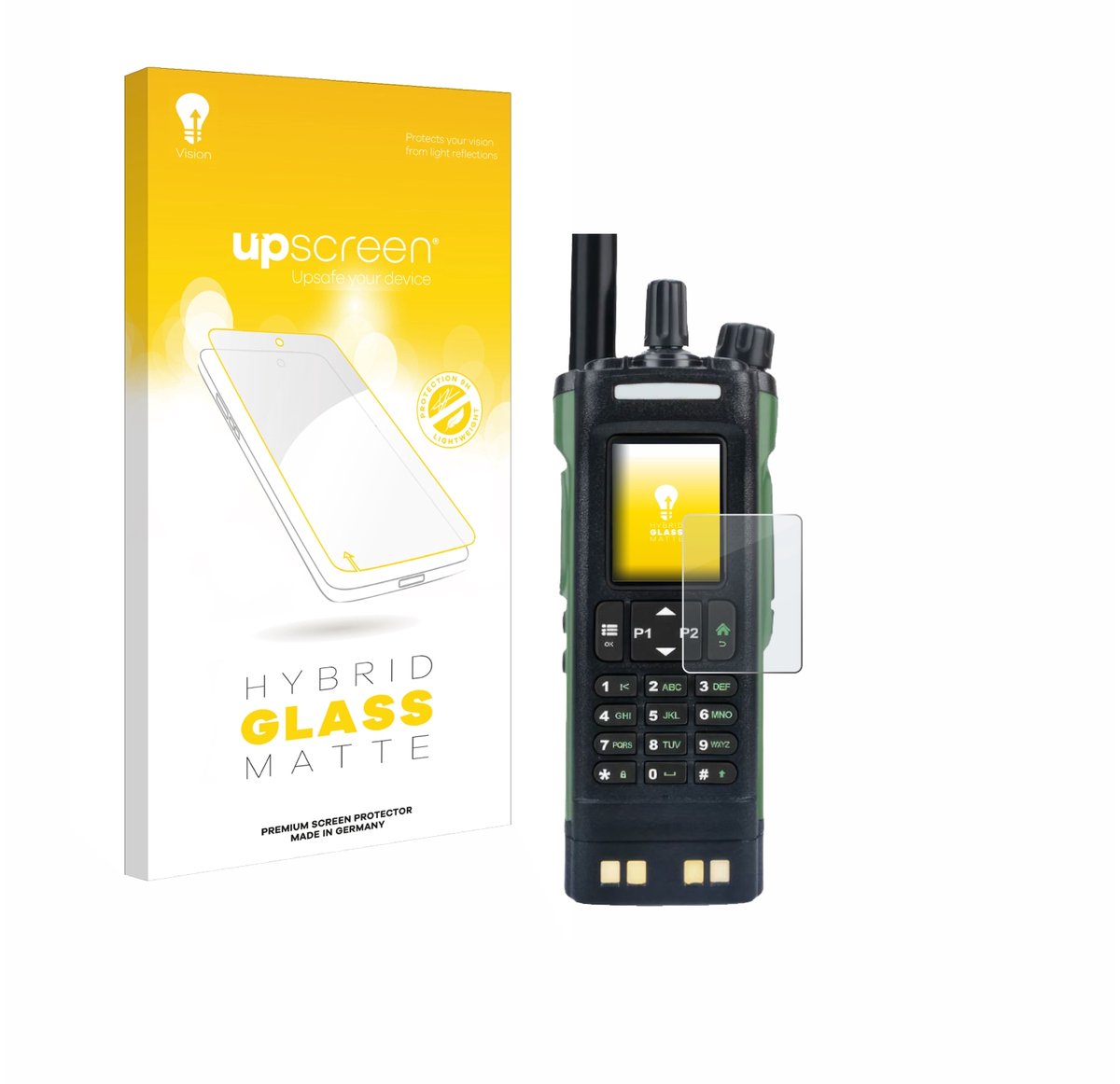 upscreen - Screenprotector voor Baofeng DM-32 - Folie Beschermfolie Beschermglas matte