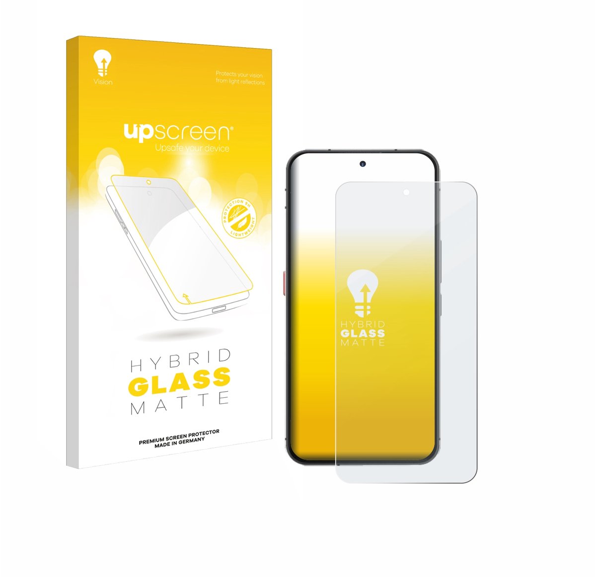 upscreen - Screenprotector voor Oukitel WP210 5G - Folie Beschermfolie Beschermglas matte