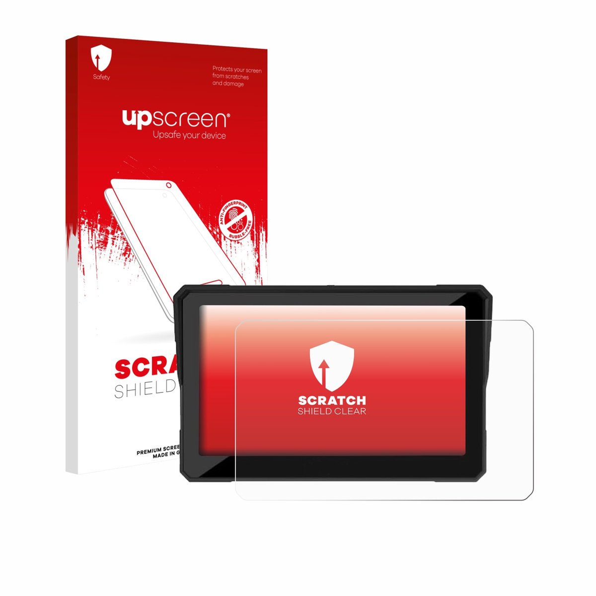 upscreen - Screenprotector voor Carpuride W702S Pro 7" - Folie Beschermfolie transparant