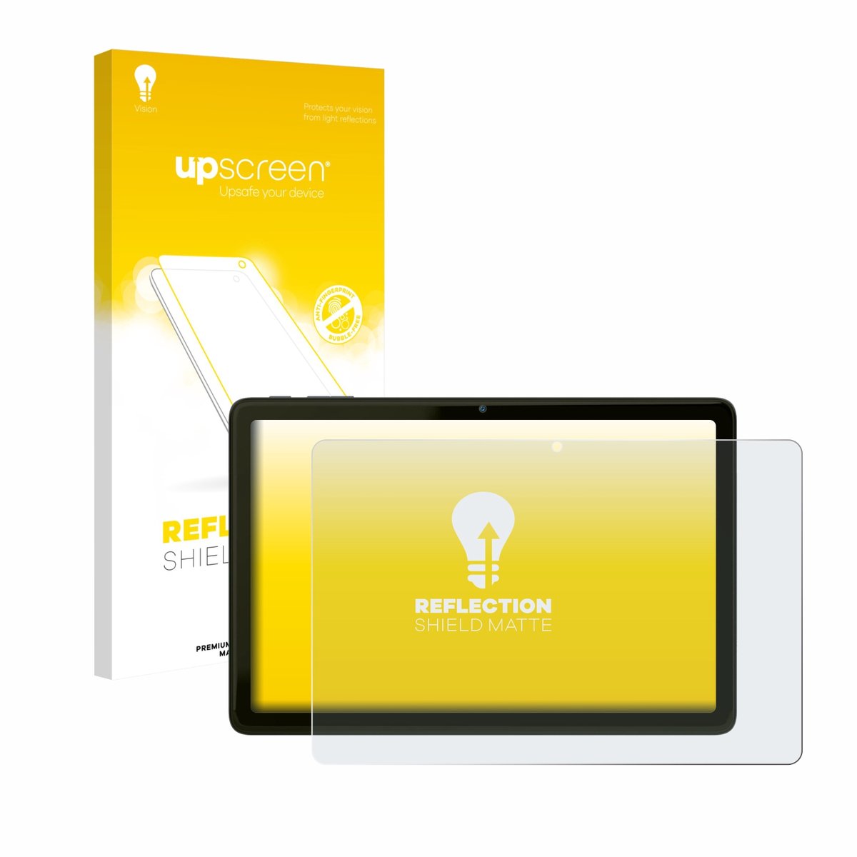 upscreen - Screenprotector voor VALE Tablet V10A - Folie Beschermfolie anti glare matte