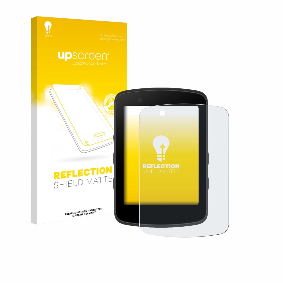 upscreen - Screenprotector voor Bryton Rider 550 - Folie Beschermfolie anti glare matte