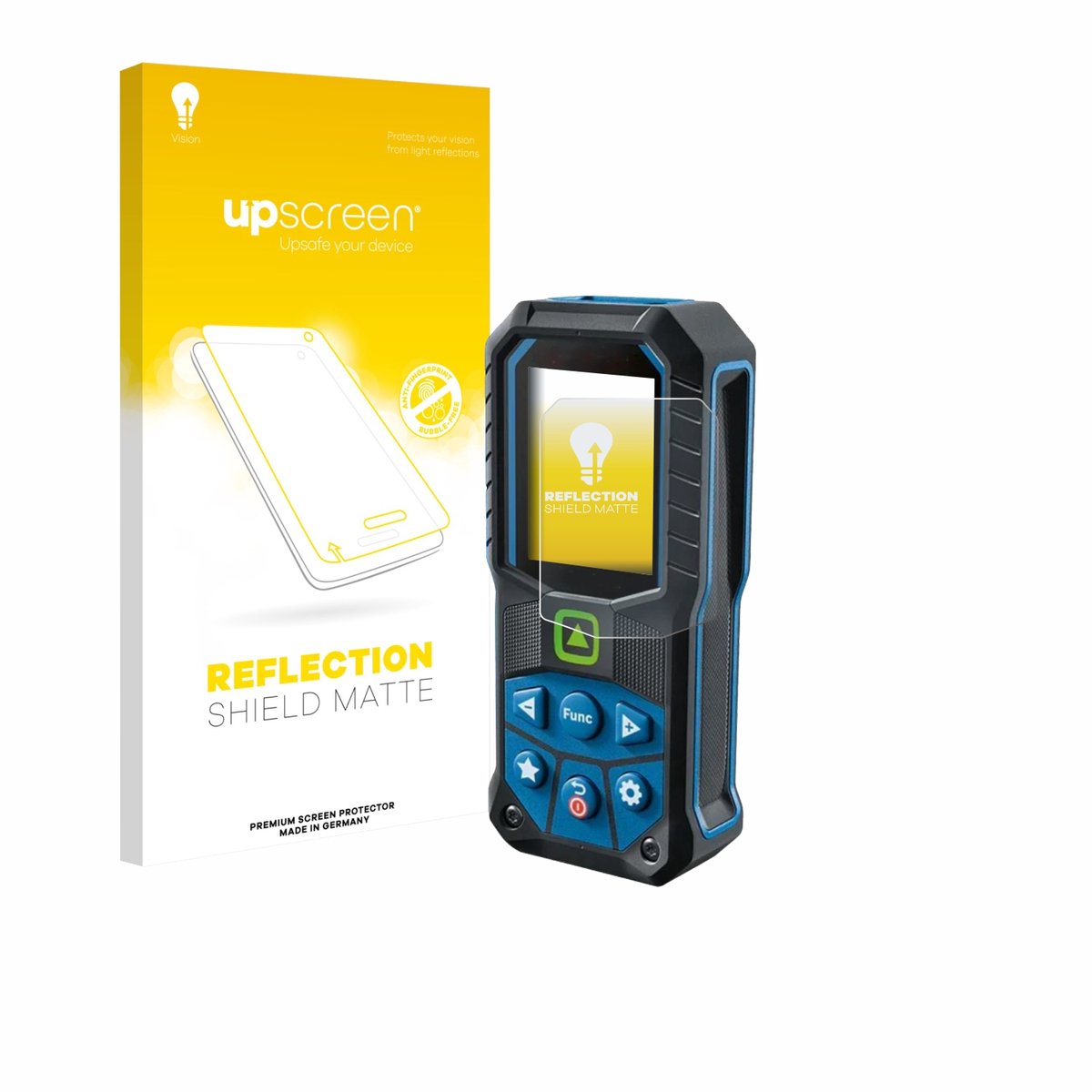 upscreen - Screenprotector voor Bosch GLM 50-23 - Folie Beschermfolie anti glare matte