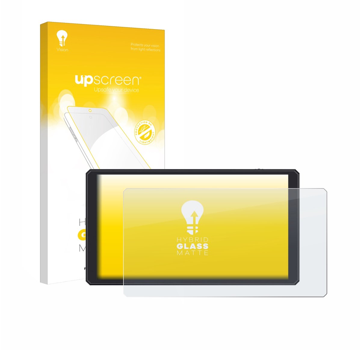 upscreen - Screenprotector voor Feelworld CUT6 6" - Folie Beschermfolie Beschermglas matte