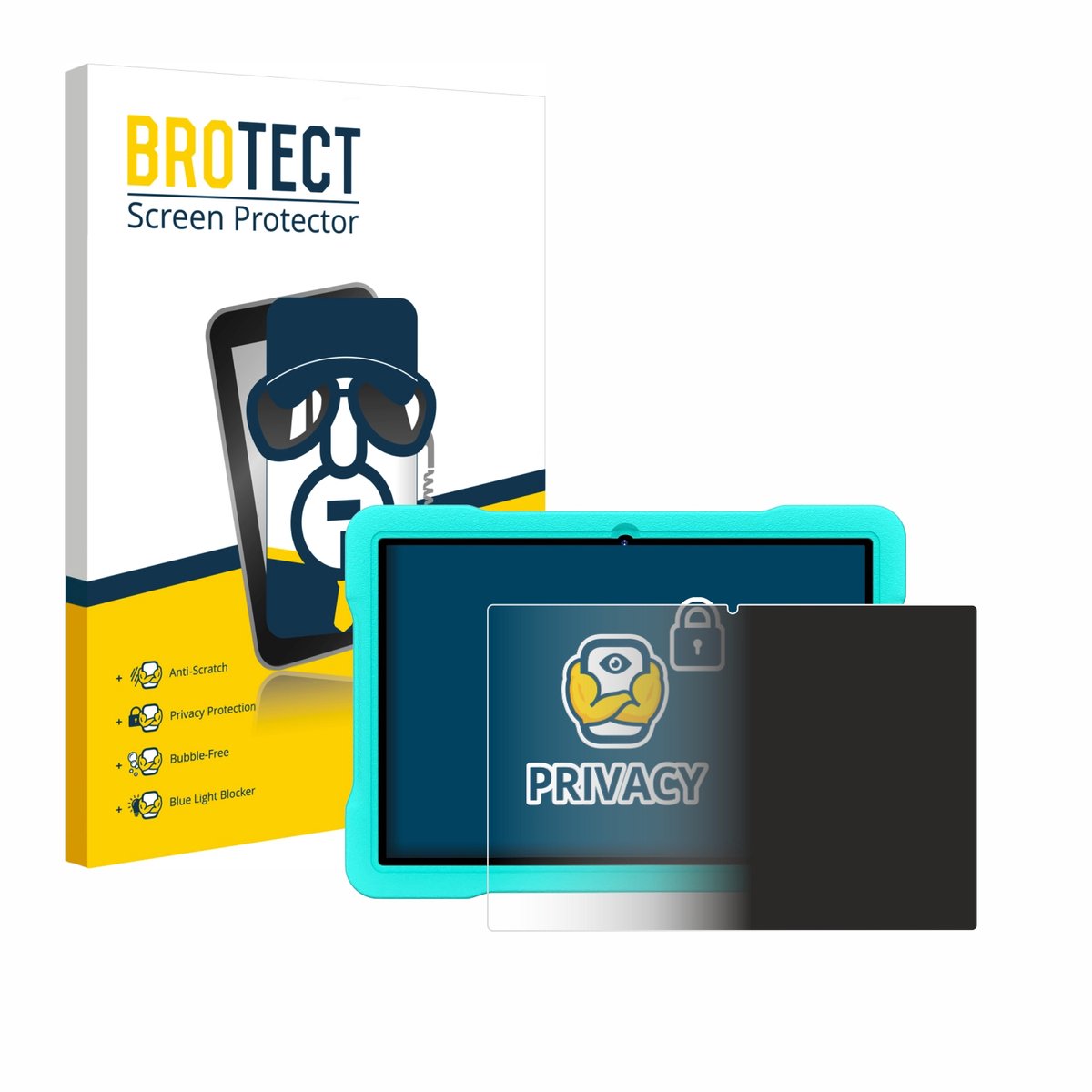 BROTECT - privacy screenprotector voor UJJ U8 - Folie Beschermfolie Blauwlichtfilter