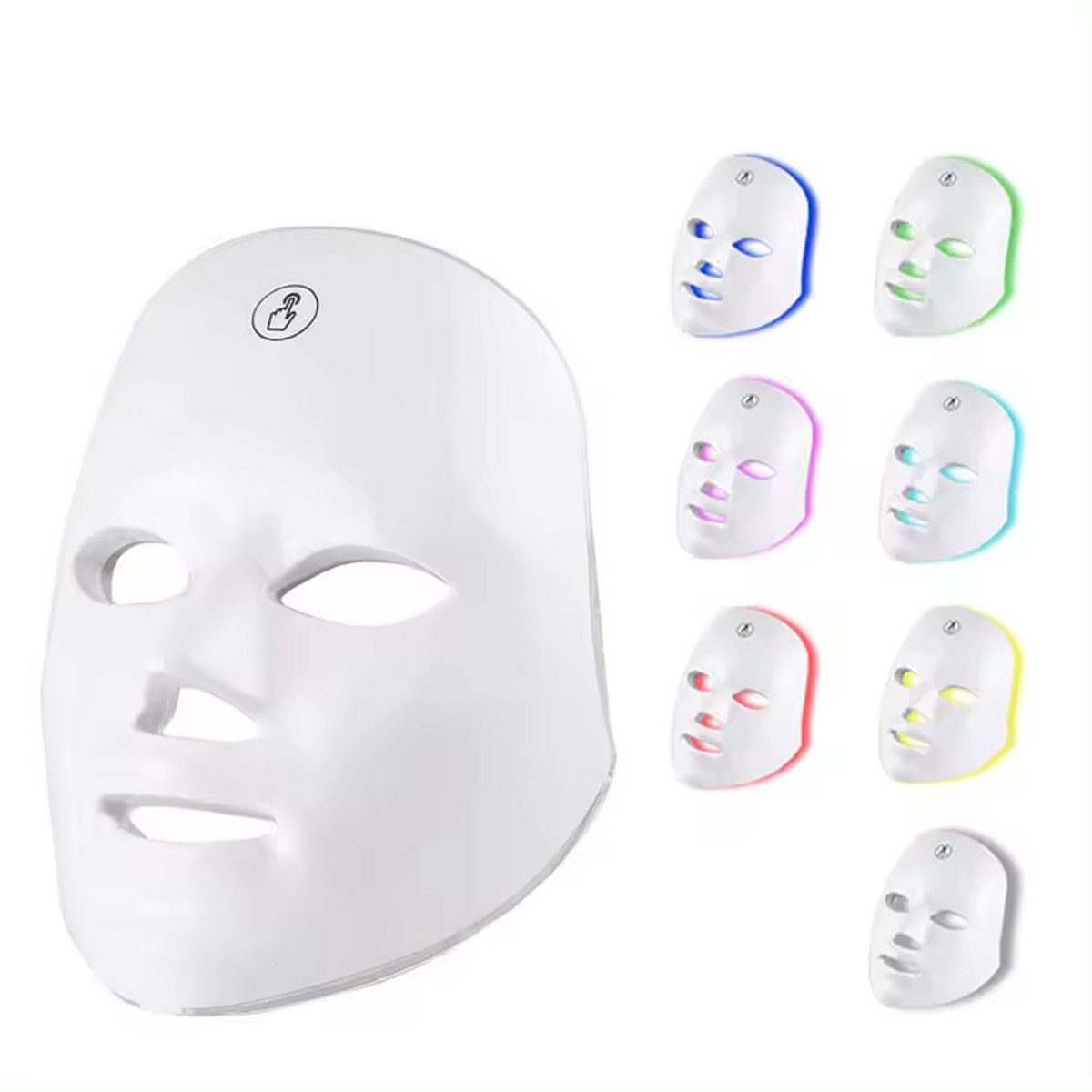 Masker - 7 Kleuren Lichttherapie - Infraroodlamp - Infraroodtherapie - Acnebehandeling & Huidverjonging