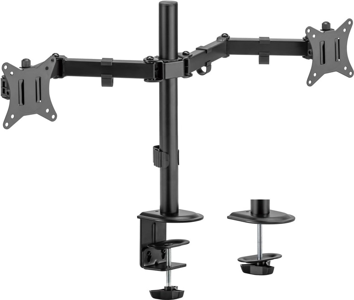 Zwenkbare en kantelbare tafelmonitorhouder voor 17-32 inch schermen - zwart