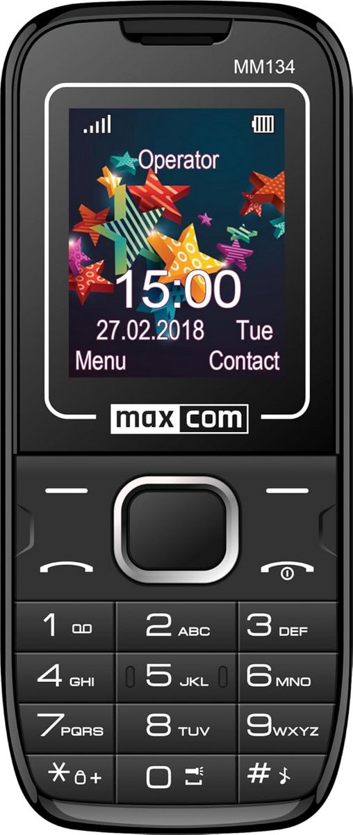 Mobiele telefoon voor senioren met 1,77 inch display FM radio bluetooth en zaklamp