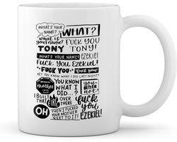 Grappige Witte Koffiemok met Meme Design Perfect Cadeau